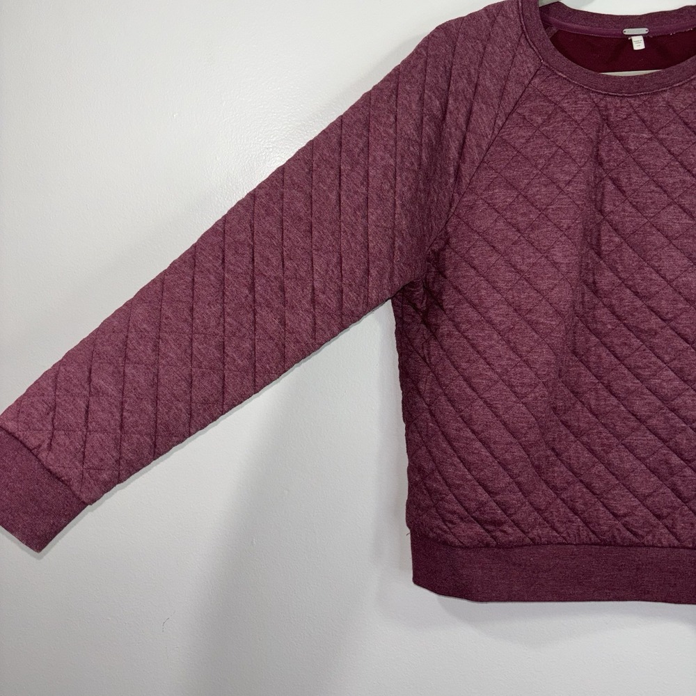 Techstyles Colorado Quilted Sweater Womens Size Large Comfy Cozy Warm - Picture 3 of 6